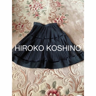 ヒロココシノ(HIROKO KOSHINO)のHIROKO KOSHINOプリーツスカート(ひざ丈スカート)
