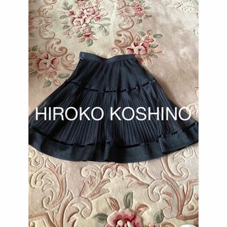 ヒロココシノ(HIROKO KOSHINO)のHIROKO KOSHINOプリーツスカート(ひざ丈スカート)