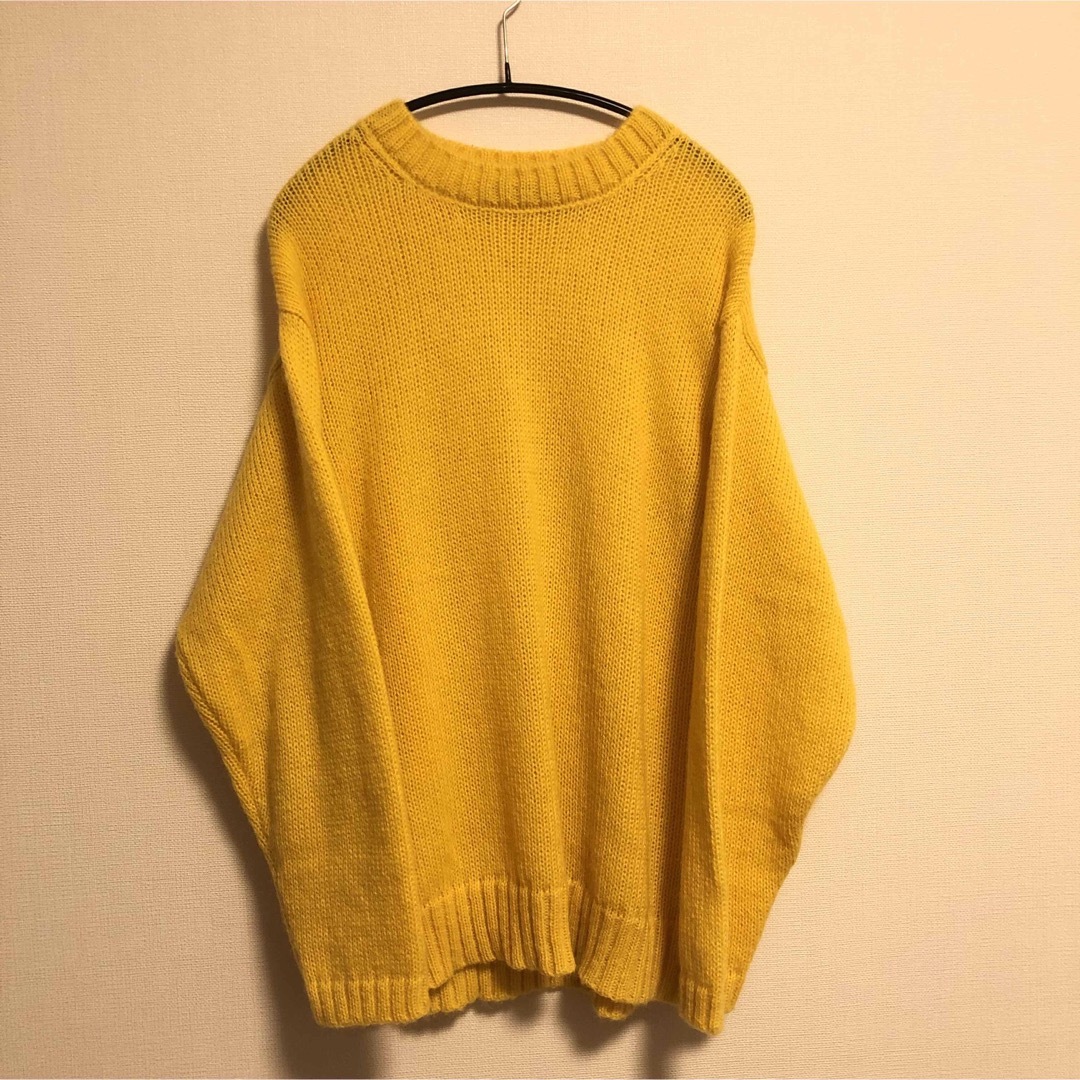 UNUSED 19AW/3G crew neck knit/US1644