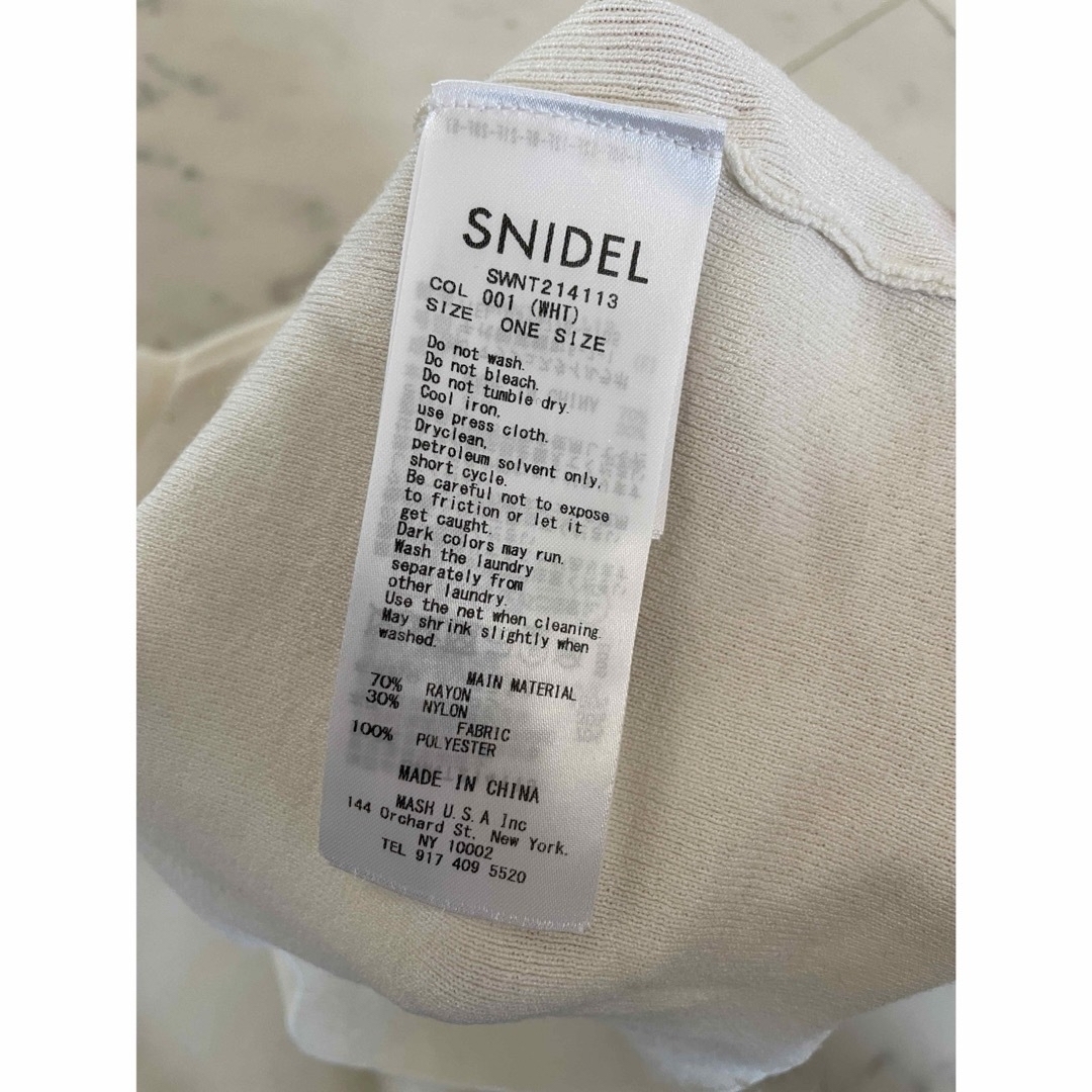 snidel ボウタイニットプルオーバー 2