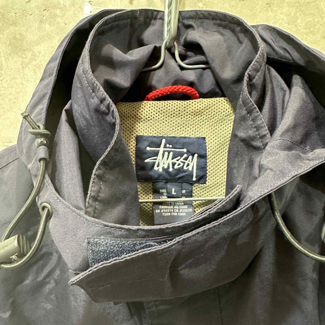 STUSSY(ステューシー)のオールドステューシー ナイロン ラインマウンテンパーカー stussyジャケット メンズのジャケット/アウター(マウンテンパーカー)の商品写真