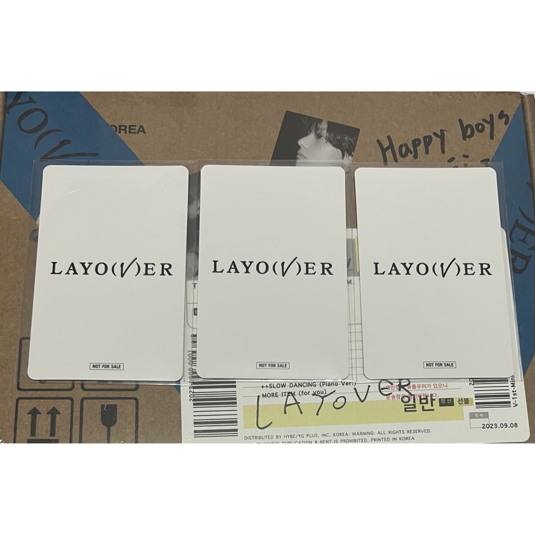 BTS V LAYOVER テヒョン M2U SW PW 計12枚