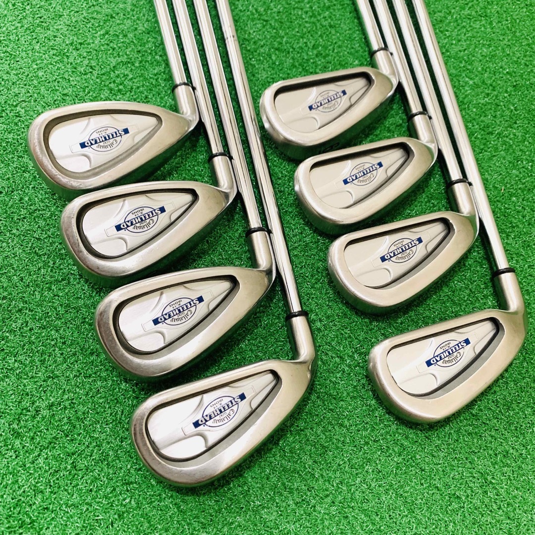 YR5790 Callaway X-14 レフティ  左利き　アイアン8本　SR