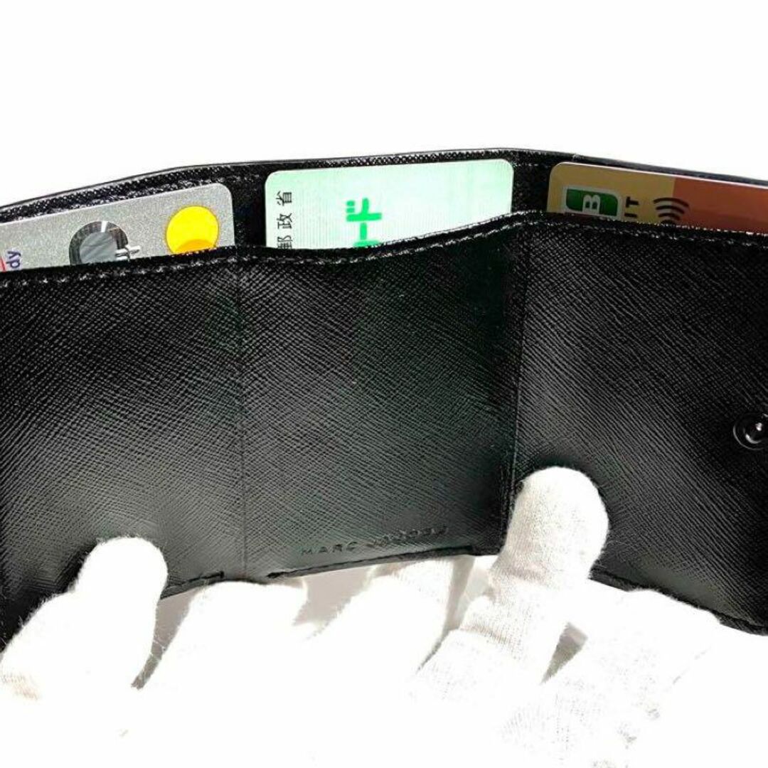 極美品❤︎MARC JACOBSザ スナップショットDTM三つ折りミニ財布-