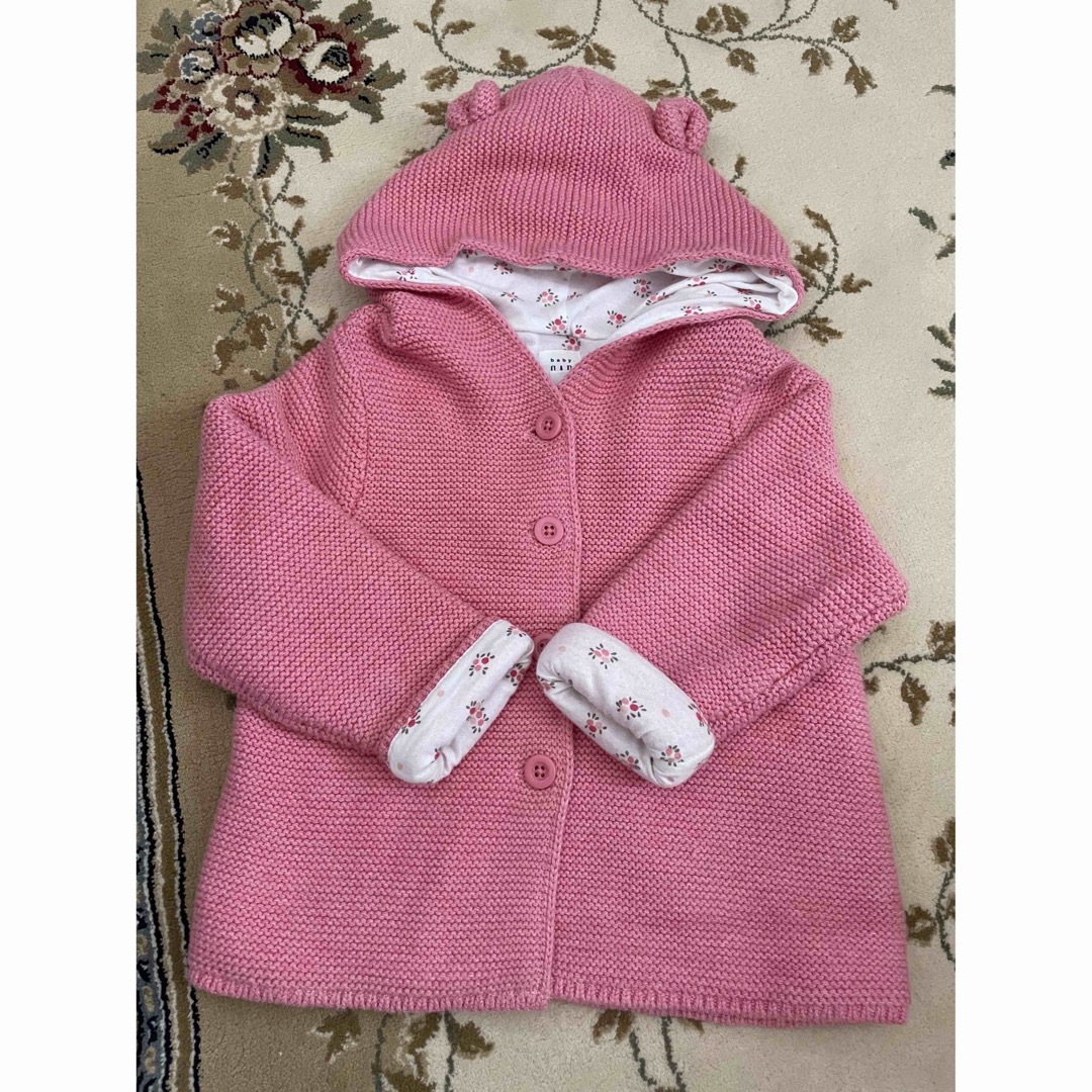 babyGAP(ベビーギャップ)のbaby GAP クマミミ アウター 90cm キッズ/ベビー/マタニティのキッズ服女の子用(90cm~)(ジャケット/上着)の商品写真