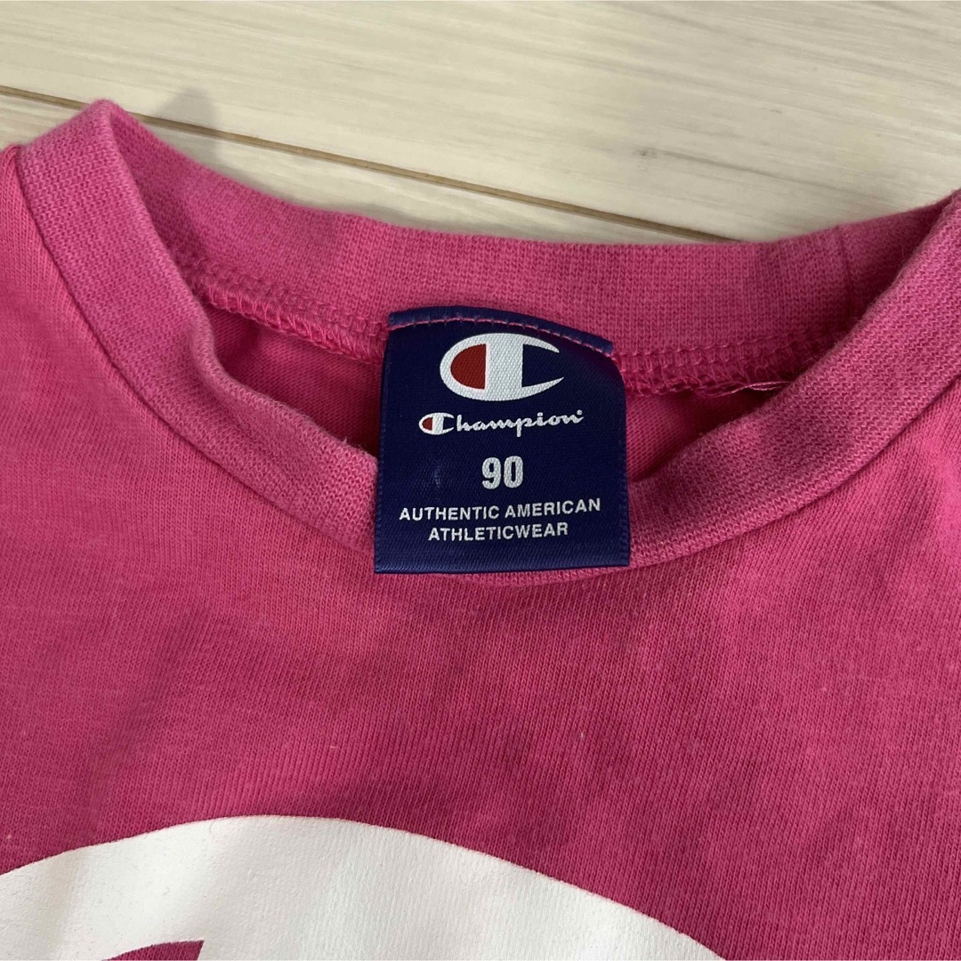 Champion(チャンピオン)のチャンピオン　Tシャツ　90cm キッズ/ベビー/マタニティのキッズ服女の子用(90cm~)(Tシャツ/カットソー)の商品写真