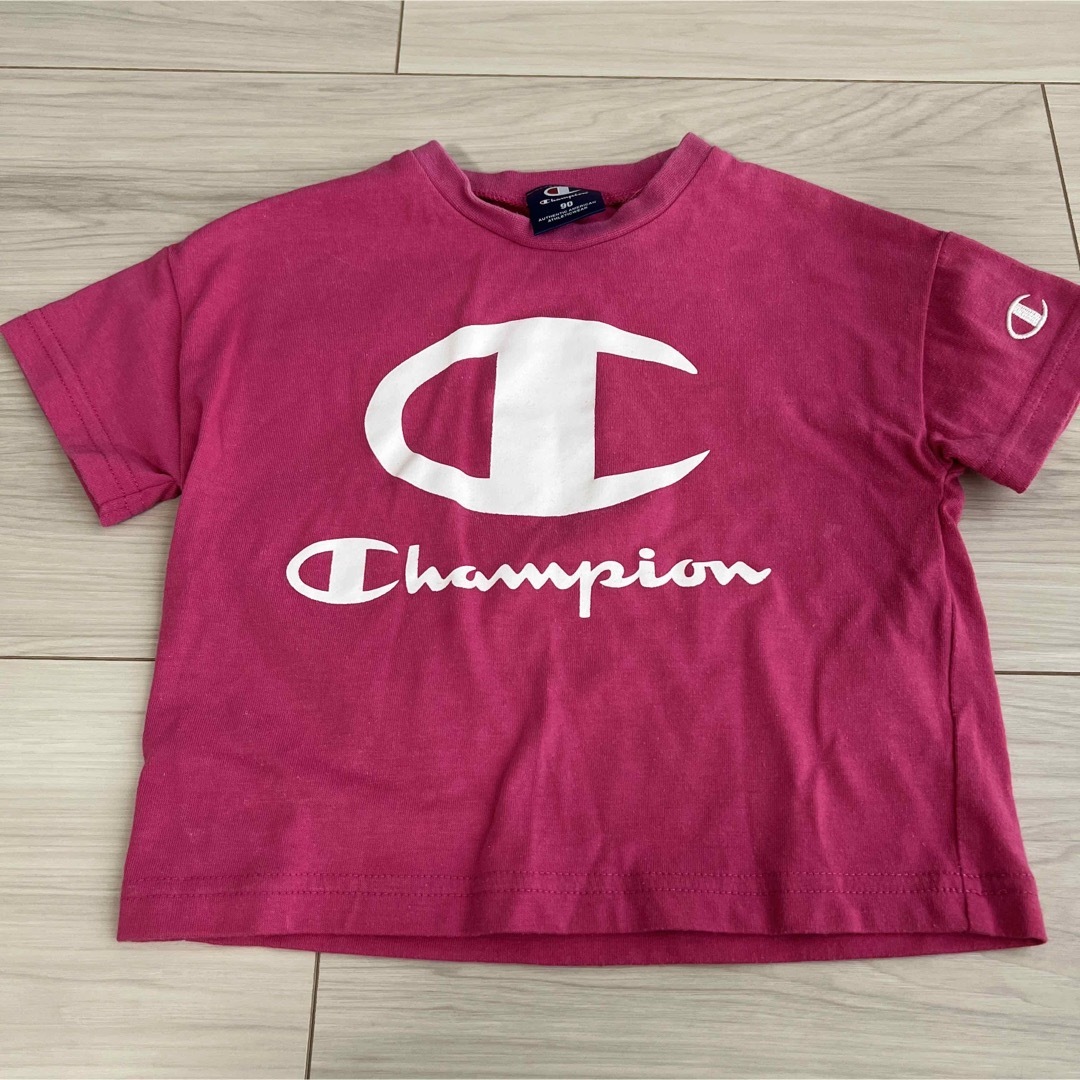 Champion(チャンピオン)のチャンピオン　Tシャツ　90cm キッズ/ベビー/マタニティのキッズ服女の子用(90cm~)(Tシャツ/カットソー)の商品写真