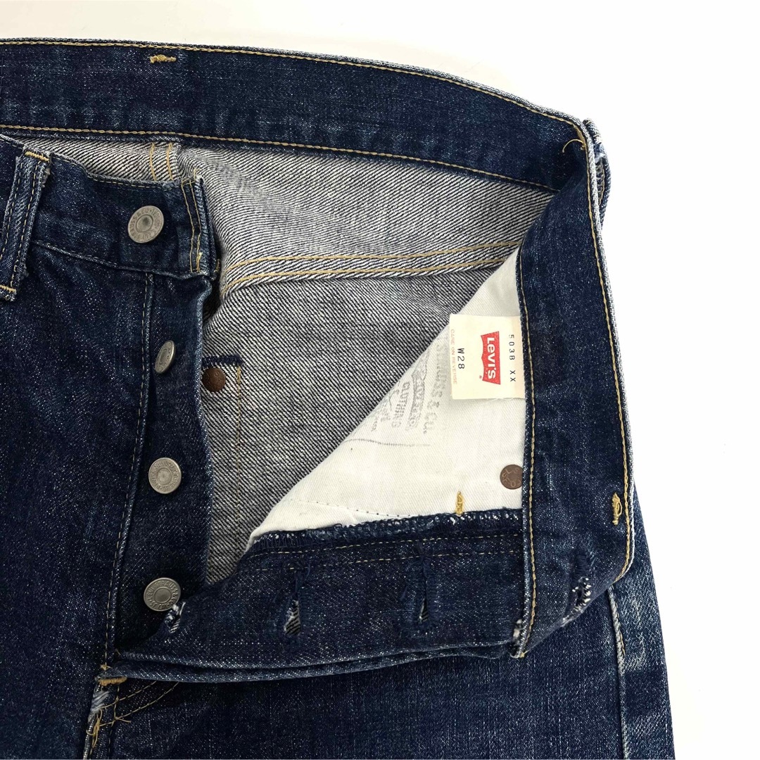 Levi's - LEVI'S 503BXX 赤耳 140周年記念モデル 93年 W28 L34の Levi's - LEVI'S 503BXX 赤耳 140周年記念モデル 93年 W28 L34の