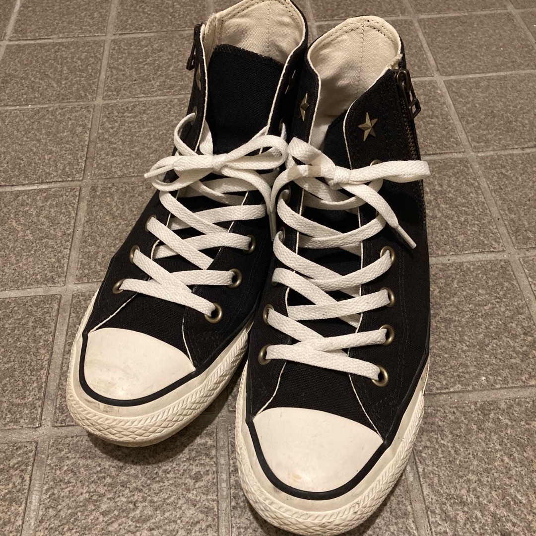 ALL STAR（CONVERSE）(オールスター)のZIP付き オールスターハイカットスニーカー24.5cm レディースの靴/シューズ(スニーカー)の商品写真