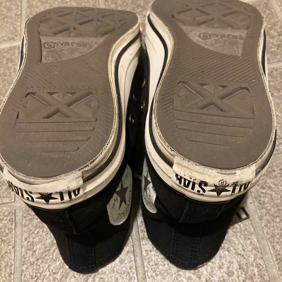 ALL STAR（CONVERSE）(オールスター)のZIP付き オールスターハイカットスニーカー24.5cm レディースの靴/シューズ(スニーカー)の商品写真