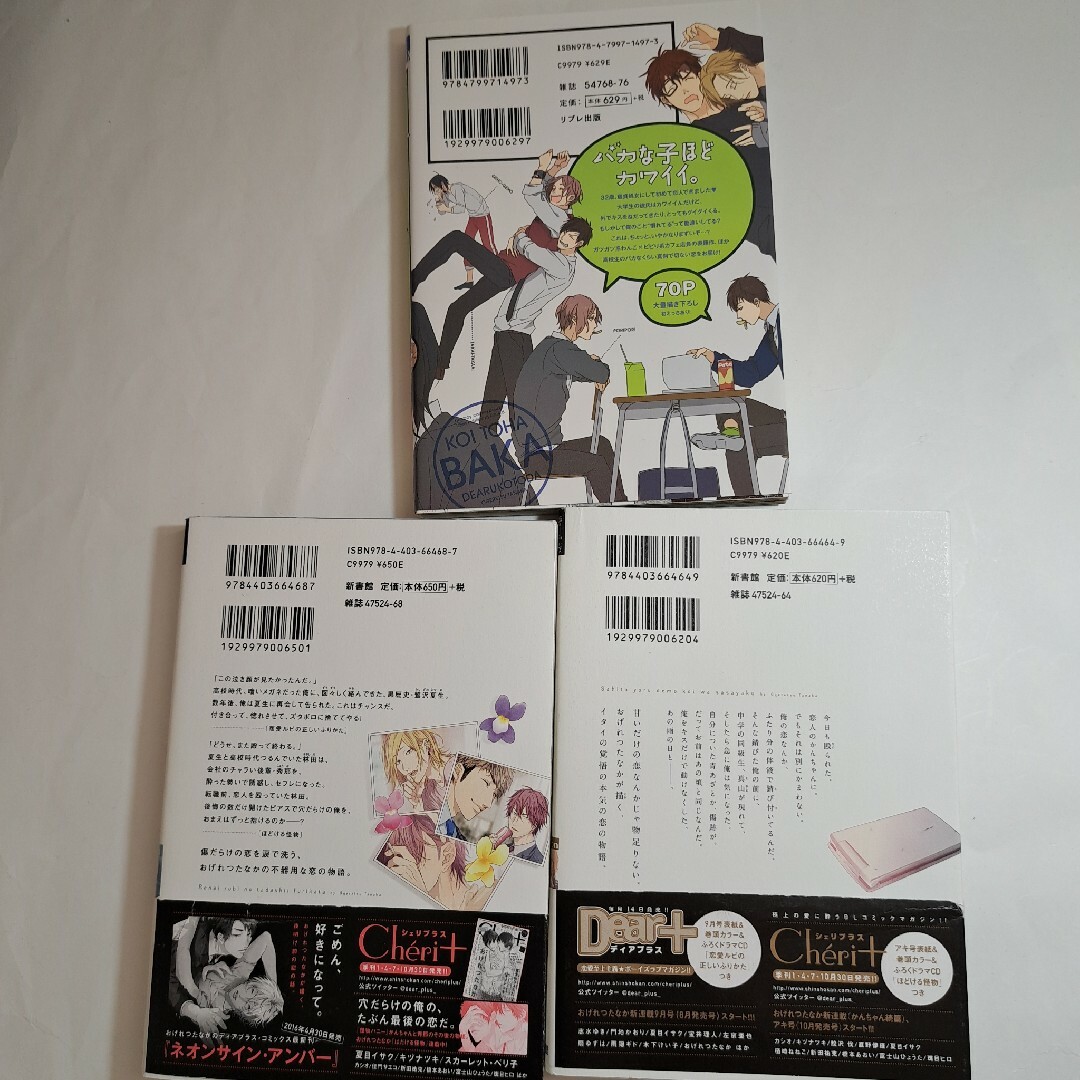 恋愛ルビの正しいふりかた 錆びた夜でも恋は囁く おげれつたなか 3冊
