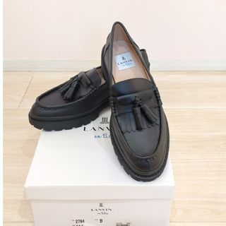 LANVIN 美品 エナメルヒールローファー