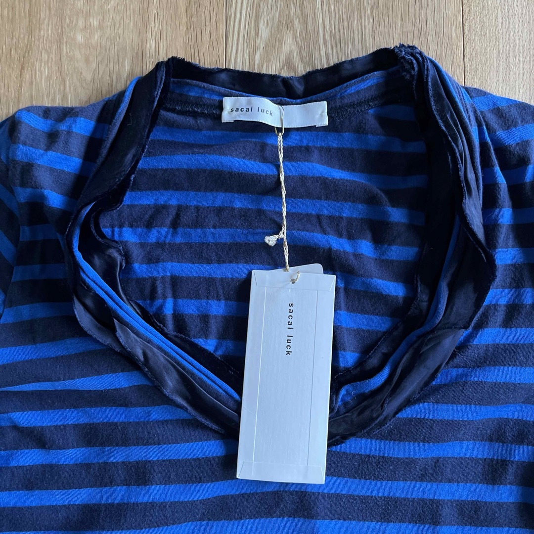 sacai luck(サカイラック)の新品　sacai ボーダーロンTEE レディースのトップス(Tシャツ(長袖/七分))の商品写真