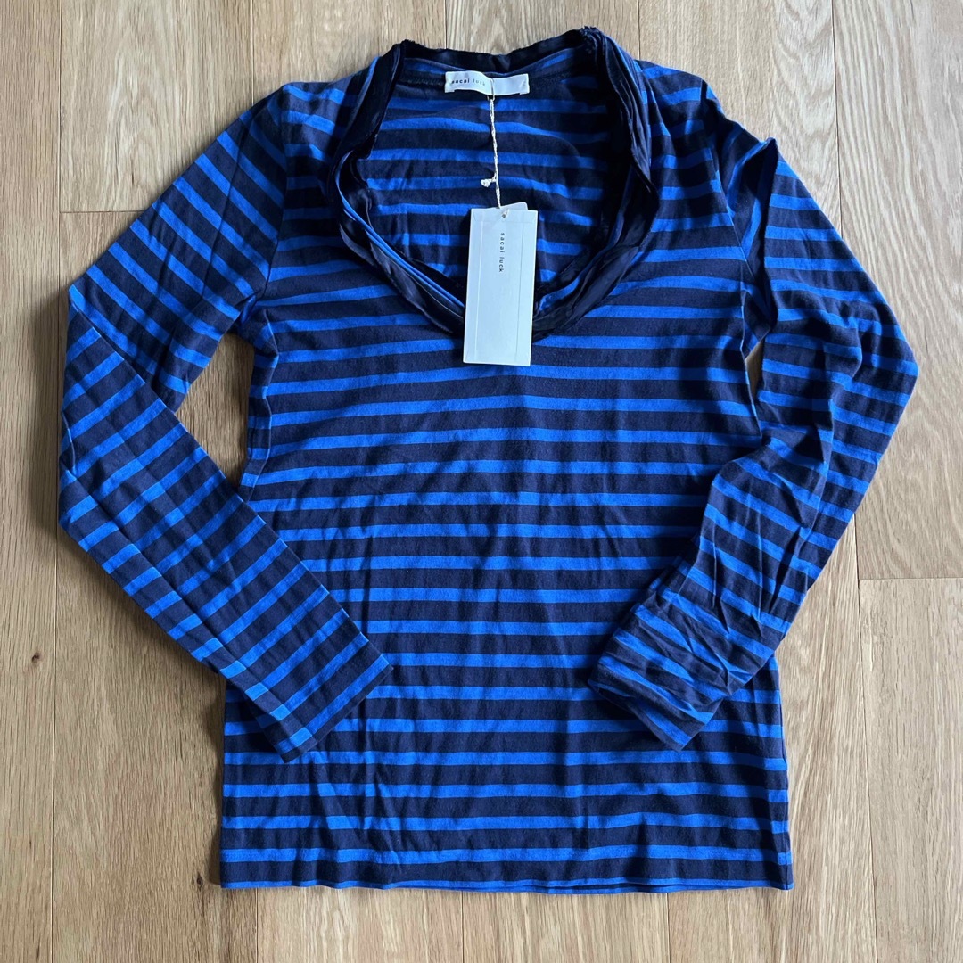 sacai luck(サカイラック)の新品　sacai ボーダーロンTEE レディースのトップス(Tシャツ(長袖/七分))の商品写真