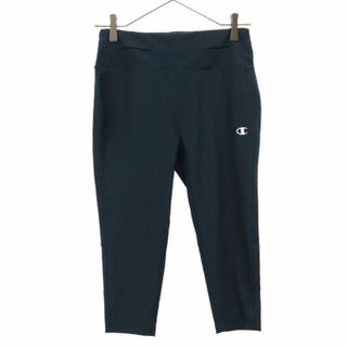 チャンピオン(Champion)の未使用 チャンピオン ロゴプリント コンプレッション スポーツタイツ M ネイビー Champion スパッツ レギンス レディース 【中古】  【231007】 メール便可(その他)