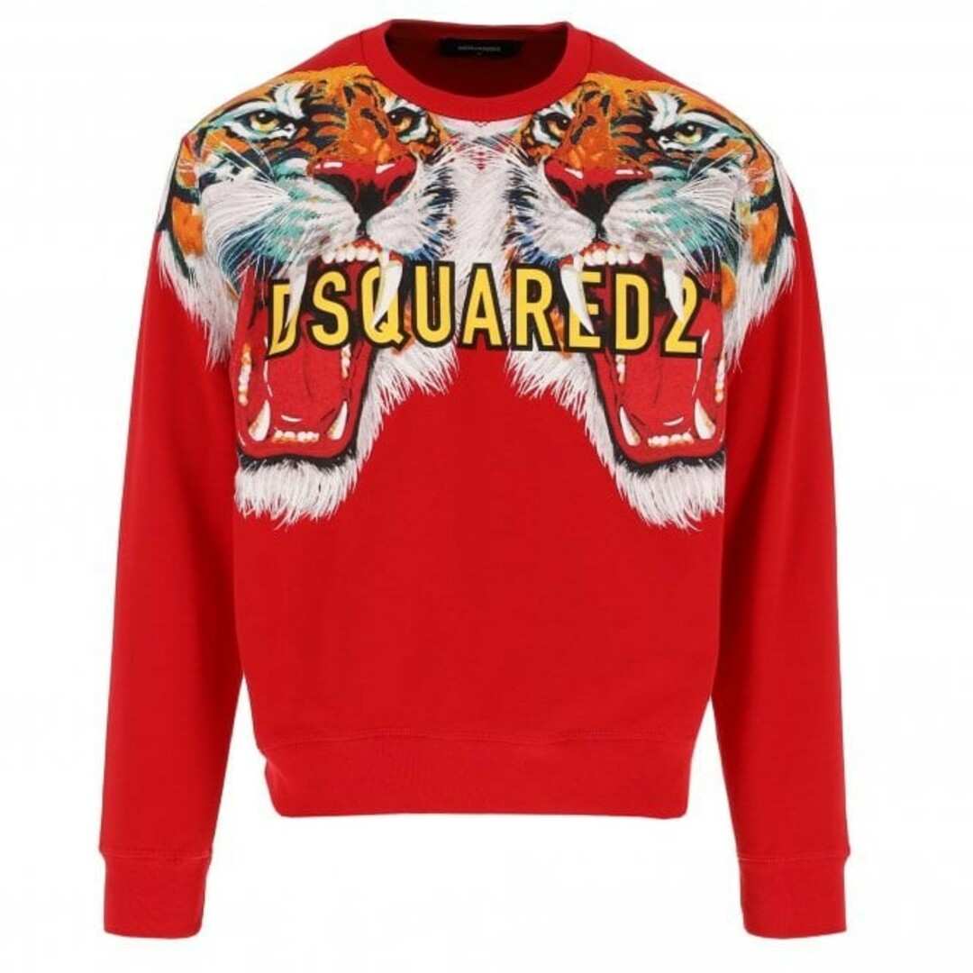 Dsquared2 ディースクエアード スウェット レッド タイガー Lサイズ