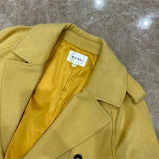 moussy - マウジー ウールコート 山吹色 黄色 イエロー チェスター