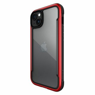 【色:レッド】【RAPTIC】 iPhone15 対応 ケース 耐衝撃 米軍MI(その他)