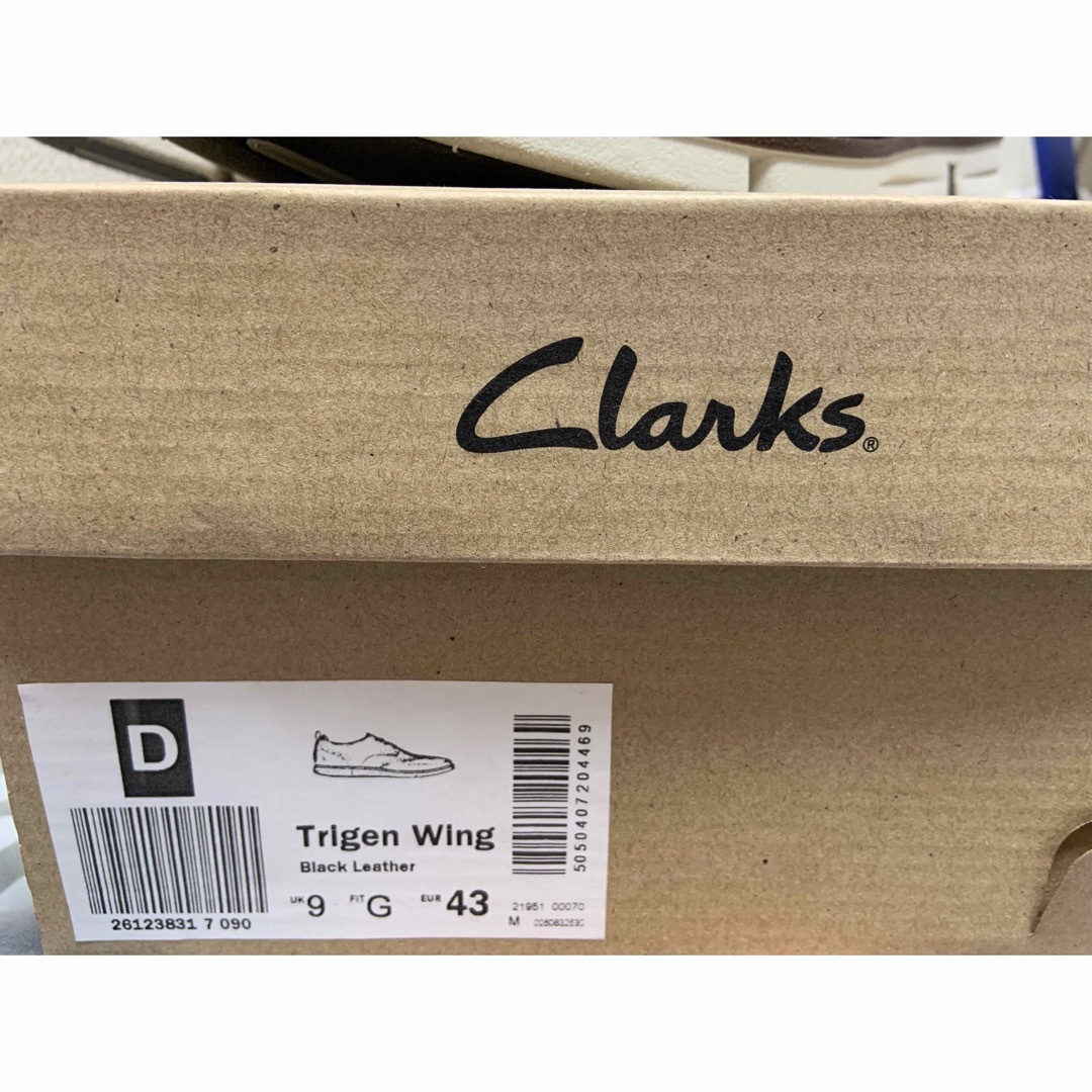 Clarks クラークス　Trigen Wing　レザー　カジュアル　シューズ 3