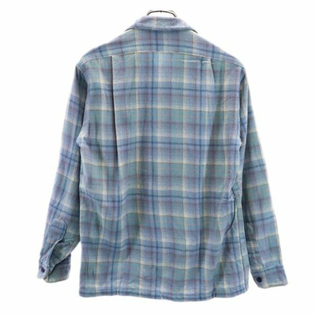 【Pendelton】70s USA オープンカラー　ネルシャツ　チェック