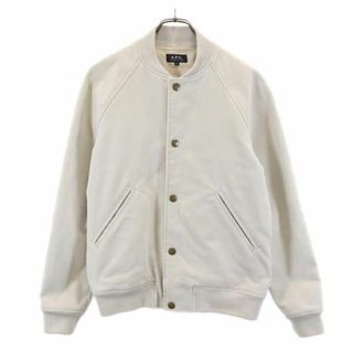 アーペーセー(A.P.C)のアーペーセー コットン 起毛 ジャケット S ライトグレー系 A.P.C. RUE MADAME PARIS ブルゾン メンズ 【中古】  【231007】(ダッフルコート)