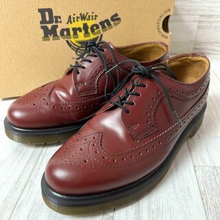 ドクターマーチン(Dr.Martens)の箱付き ドクターマーチン ✨ ウィングチップ シューズ 革靴 24cm ブラウン(ローファー/革靴)