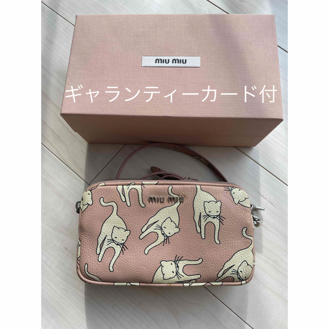 miumiu(ミュウミュウ)のmiu miu レザーショルダーバッグ レディースのバッグ(ショルダーバッグ)の商品写真