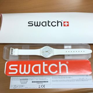 スウォッチ(swatch)のタイムセール♪【新品同様】SWATCH  WHITE BISHOP【美品】(腕時計)