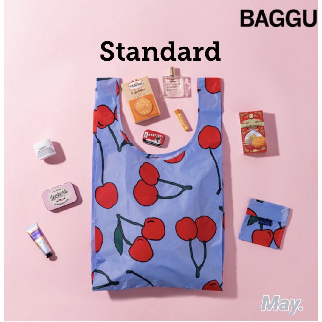 BAGGU(バグゥ)の【BAGGU】チェリー さくらんぼ スタンダード バグー エコバッグ レディースのバッグ(エコバッグ)の商品写真