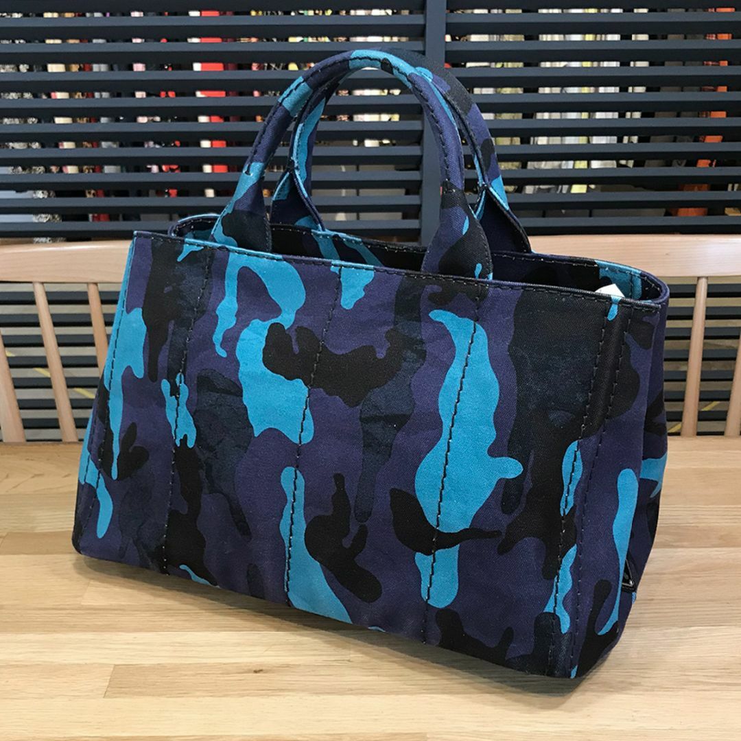 美品 PRADA カナパ カモフラ