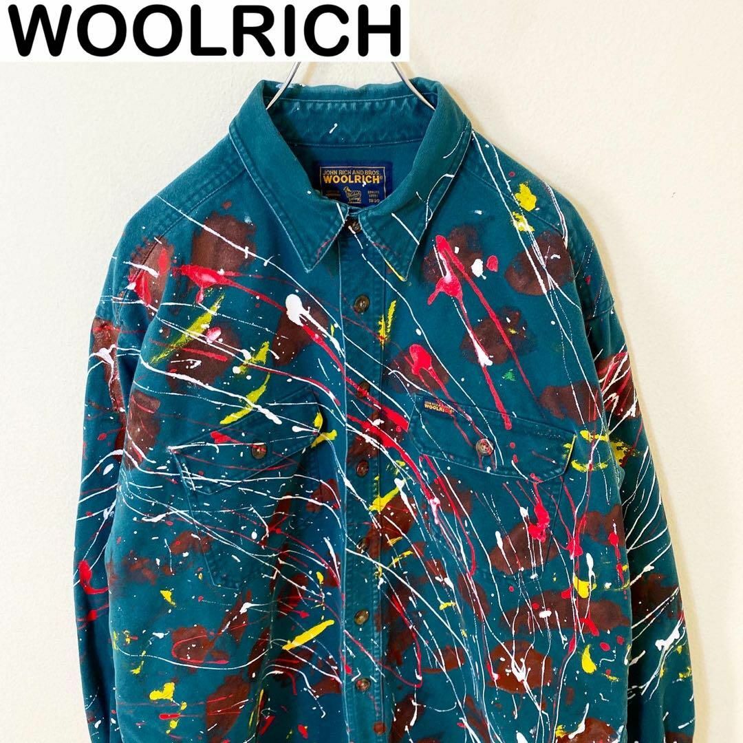 90年代製　WOOLRICH ウールリッチ　ミント　ネイティブジャケット　L