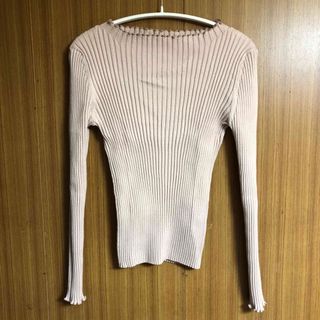 プロポーションボディドレッシング(PROPORTION BODY DRESSING)の＊プロポーションボディドレッシング＊ニット　ピンク　 リブニット(ニット/セーター)