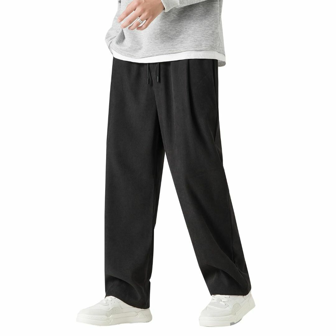 [FUZHIHUA] ワイドパンツ メンズ ズボン 秋服 大きいサイズ ゆったり