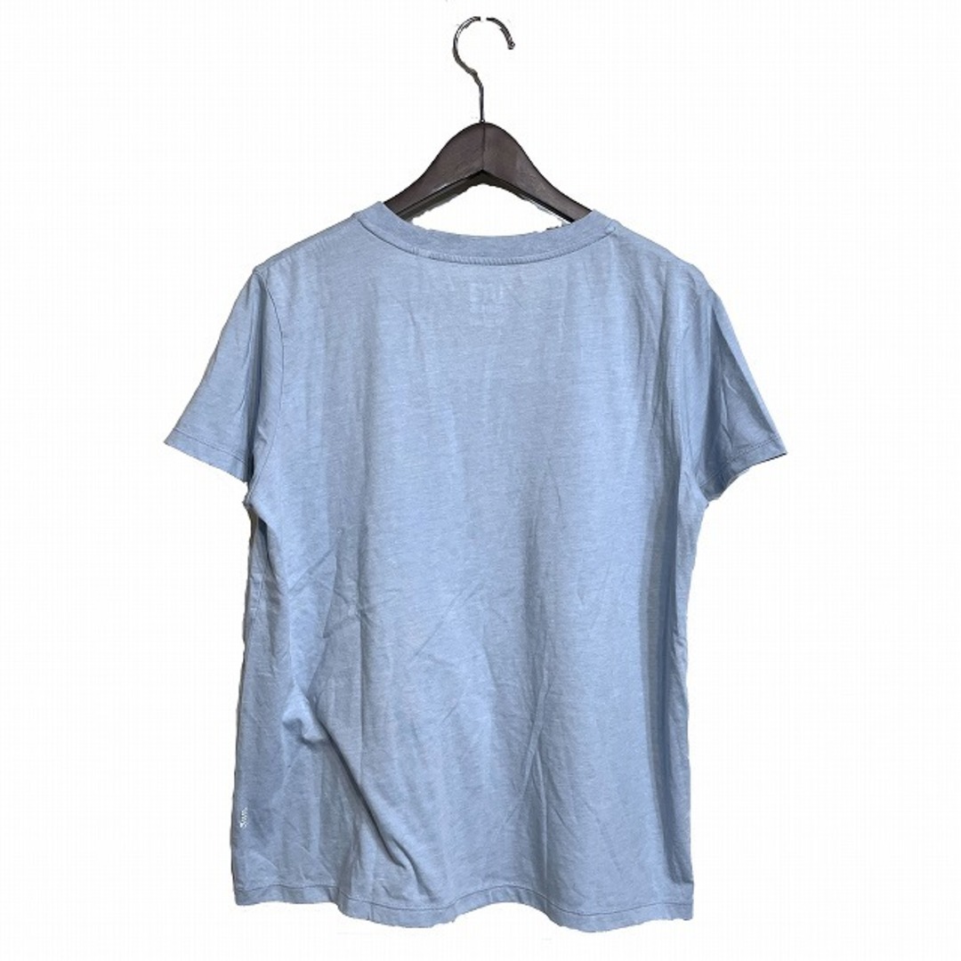 UNIQLO(ユニクロ)のユニクロ Tシャツ スヌーピー ラウンドネック プルオーバー 半袖 XL ブルー メンズのトップス(Tシャツ/カットソー(半袖/袖なし))の商品写真