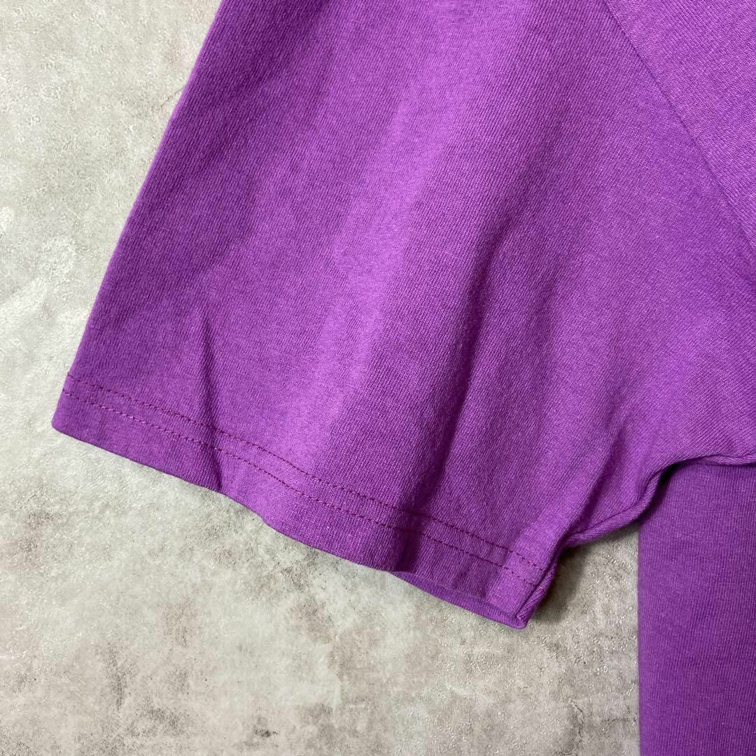 【人気パープル】C.EシーイービッグロゴTシャツ紫パープルLストリート半袖 5