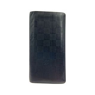 ルイヴィトン(LOUIS VUITTON)の〇〇LOUIS VUITTON ルイヴィトン ダミエ アンフィニ ポルトフォイユ ブラザ 二つ折長財布 N63010 ブラック(財布)