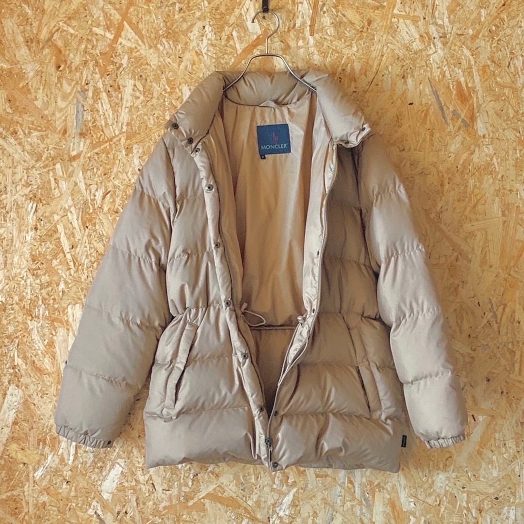 美品 シップス別注 MONCLER モンクレール ダウンジャケット 0 ベージュ