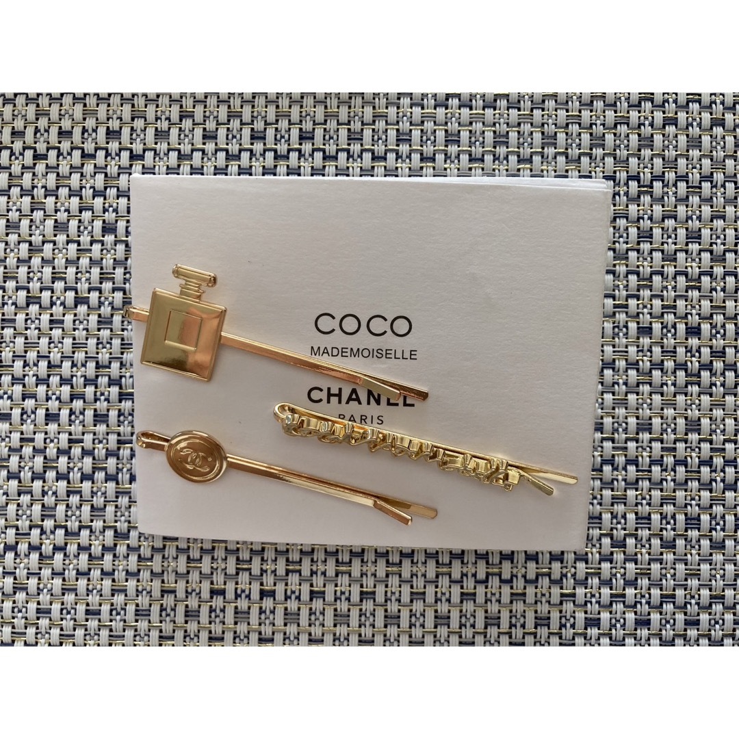 シャネル coco CHANEL ヘアーピン Paris セット-