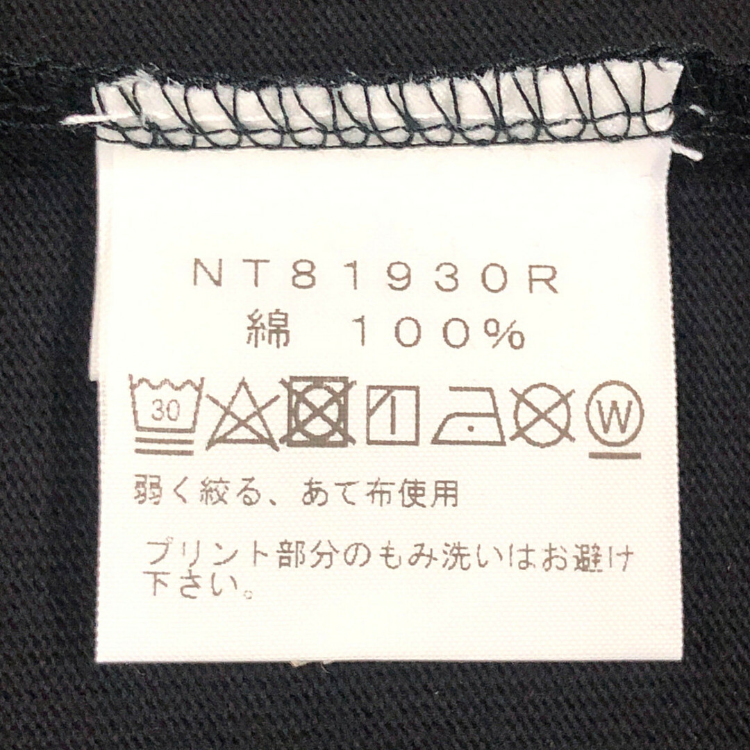 THE NORTH FACE ザ・ノースフェイス 品番 NT81930R 19AW S/S TRANS ANTARCTICA TEE 半袖Ｔシャツ ブラック サイズL 正規品 / 24018C