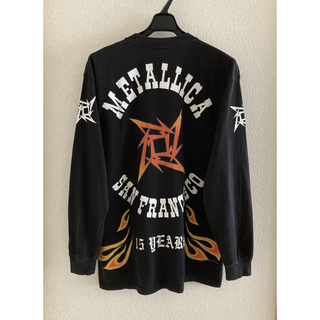 Metallica 15周年 ロンT Tシャツ Megadeth Anthrax(Tシャツ/カットソー(半袖/袖なし))