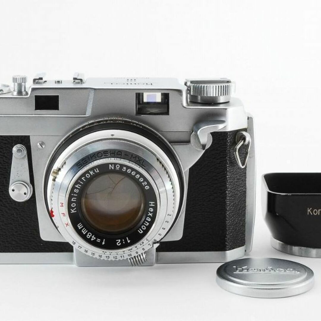 KONICA MINOLTA(コニカミノルタ)の1656 極上品 KONICA III Hexanon 48mm F2 コニカ スマホ/家電/カメラのカメラ(フィルムカメラ)の商品写真