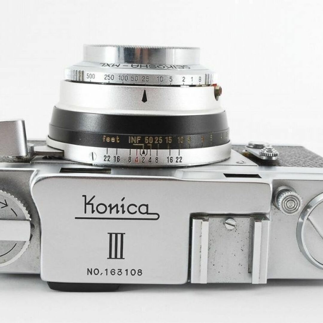 KONICA MINOLTA(コニカミノルタ)の1656 極上品 KONICA III Hexanon 48mm F2 コニカ スマホ/家電/カメラのカメラ(フィルムカメラ)の商品写真