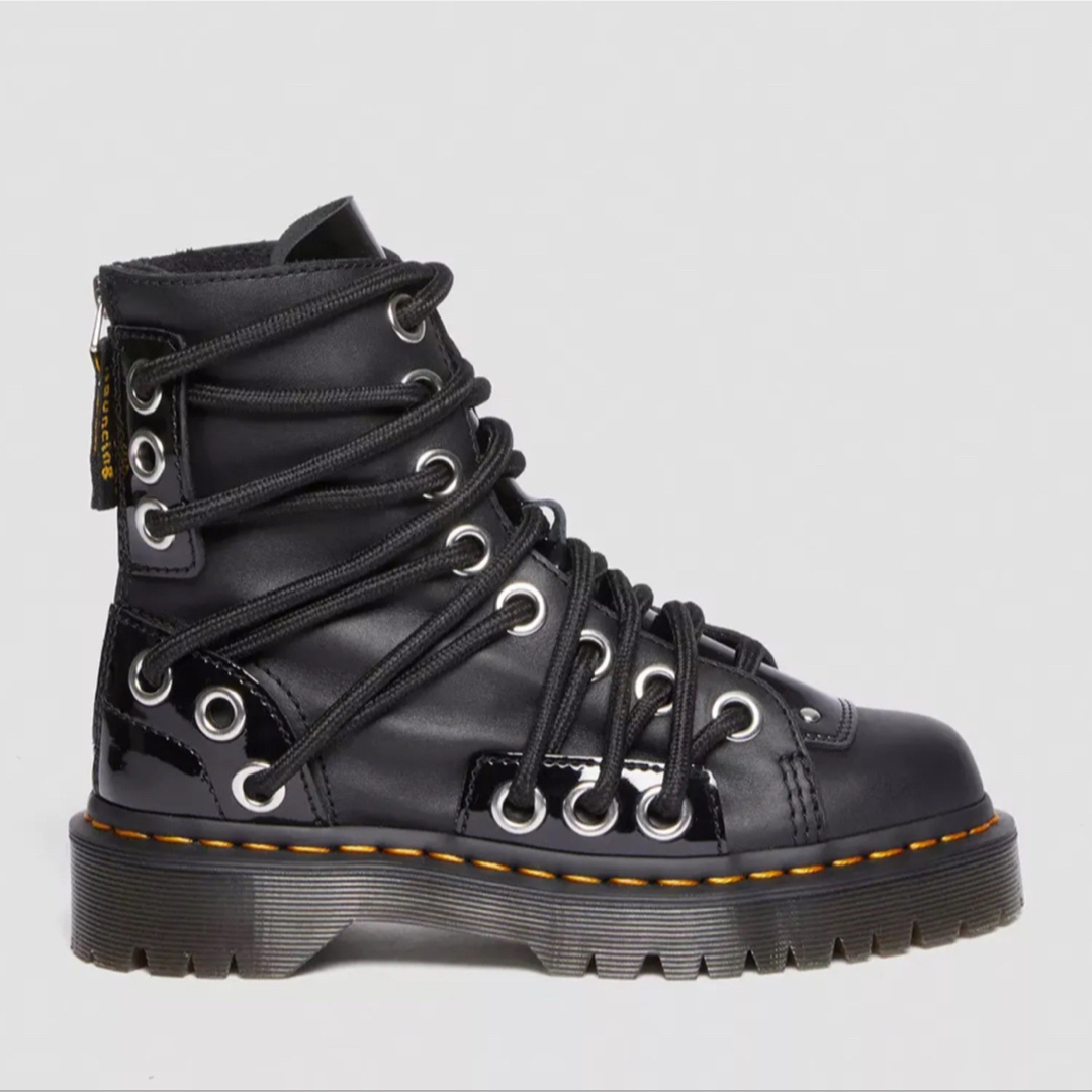 Dr.Martens(ドクターマーチン)の希少  新品 ドクターマーチン UK4 23.5 ダリア 8ホール バックジップ レディースの靴/シューズ(ブーツ)の商品写真