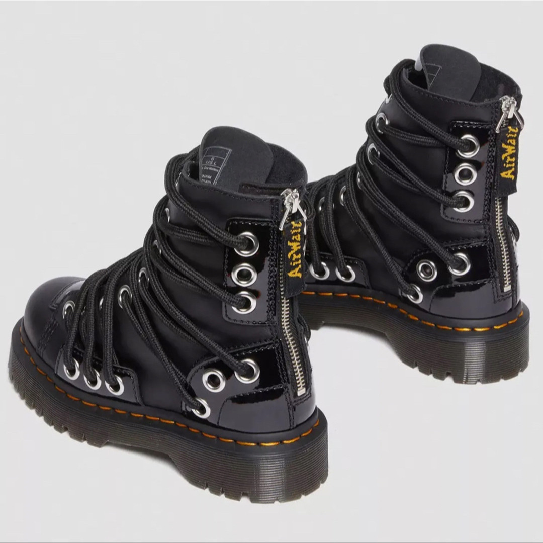 Dr.Martens(ドクターマーチン)の希少  新品 ドクターマーチン UK4 23.5 ダリア 8ホール バックジップ レディースの靴/シューズ(ブーツ)の商品写真