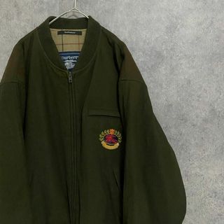 BURBERRY - 90S スペイン製 バーバリー ウールブルゾン カーキ ワン 