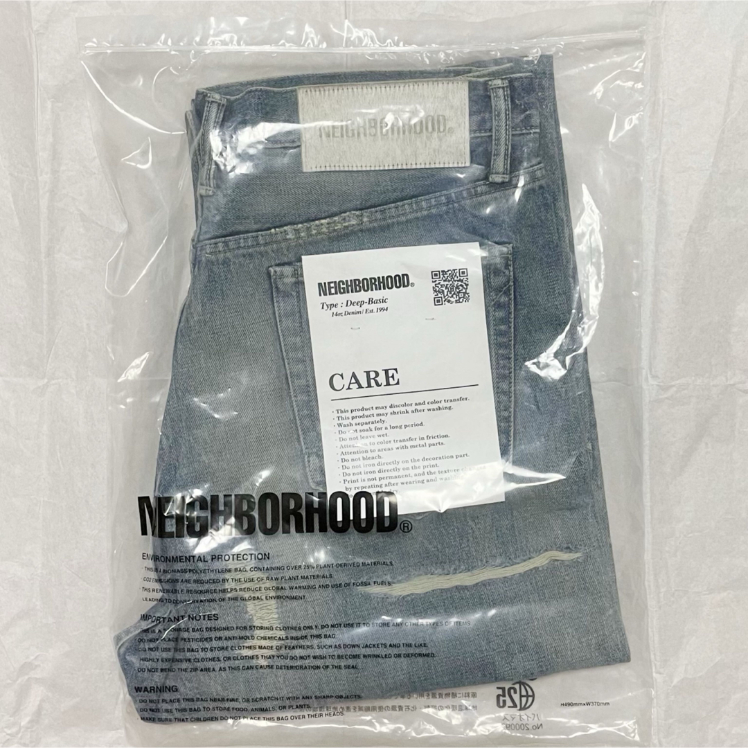 neighborhood SAVAGE DENIM PANTS 伊勢丹限定 青