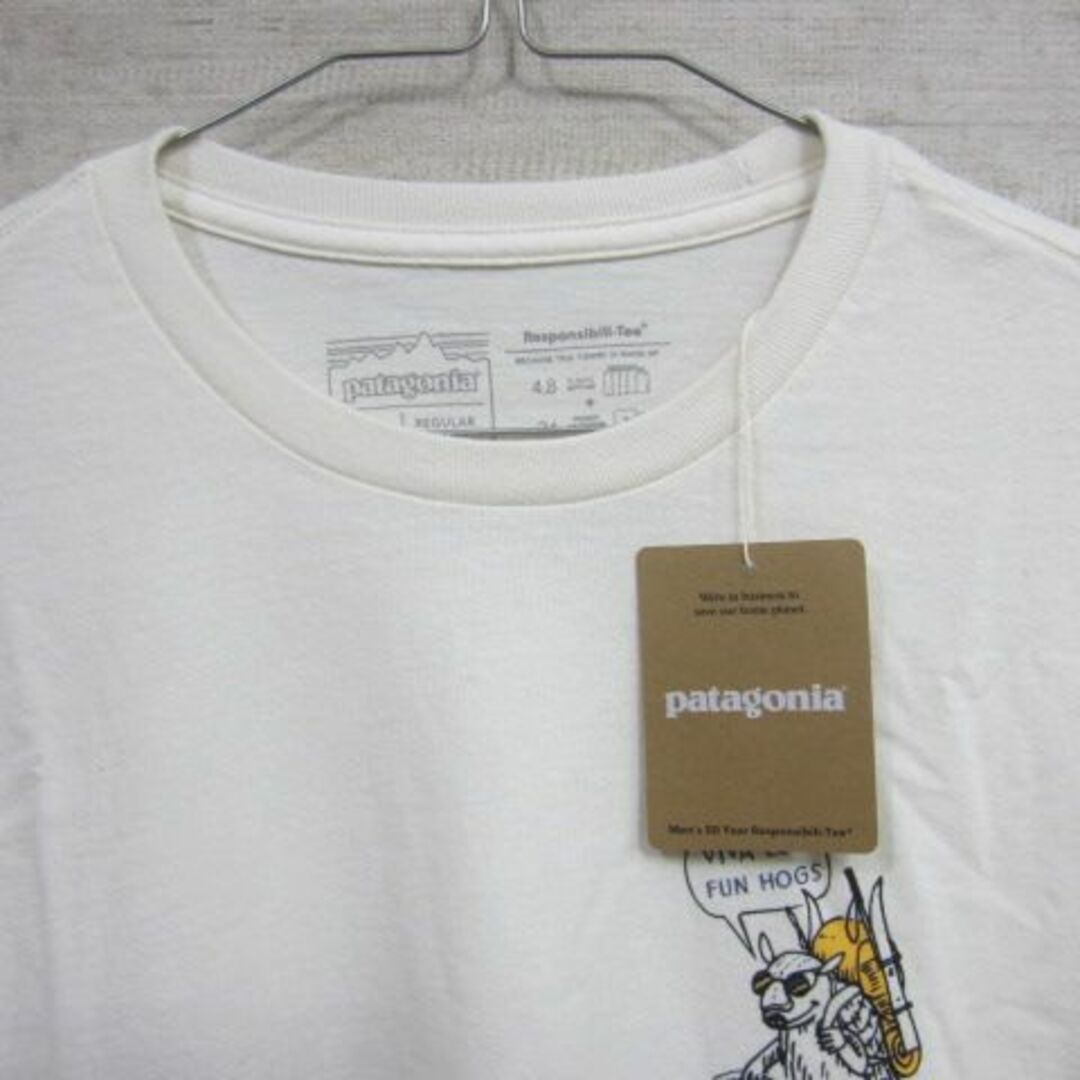 patagonia(パタゴニア)の50周年 M 37690 WH 50イヤー レスポンシビリティー  パタゴニア メンズのトップス(Tシャツ/カットソー(半袖/袖なし))の商品写真