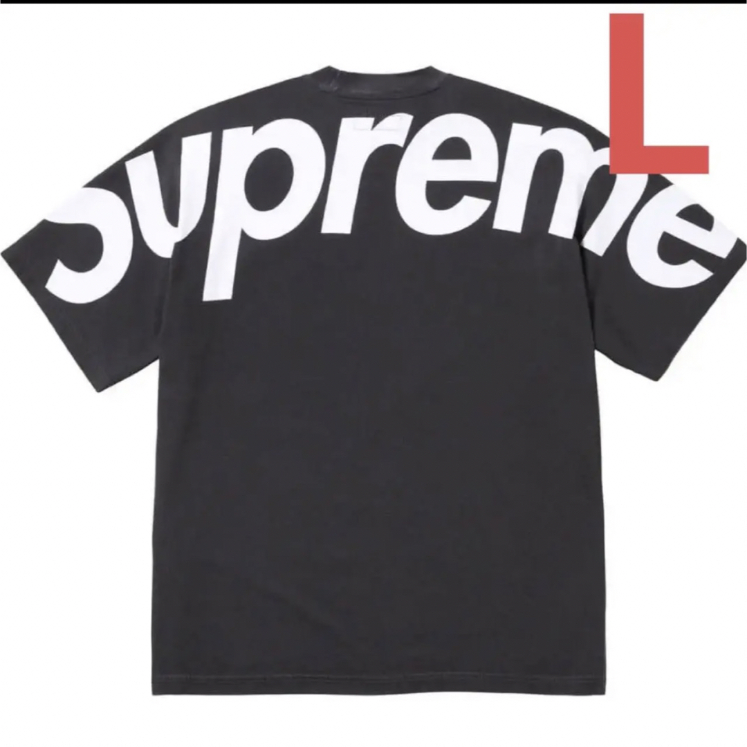 Supreme(シュプリーム)のSupreme Split S/S Top Black L メンズのトップス(Tシャツ/カットソー(半袖/袖なし))の商品写真