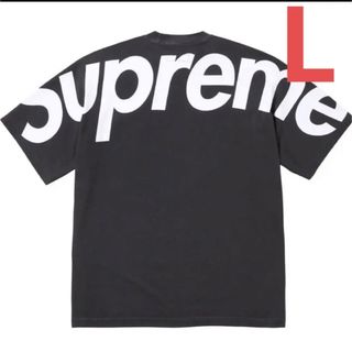 シュプリーム(Supreme)のSupreme Split S/S Top Black L(Tシャツ/カットソー(半袖/袖なし))