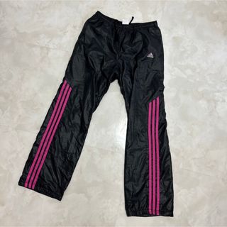 アディダス(adidas)のadidas シャカシャカ　裏起毛　ジャージ　ズボン　パンツ　ピンク　黒ブラック(その他)